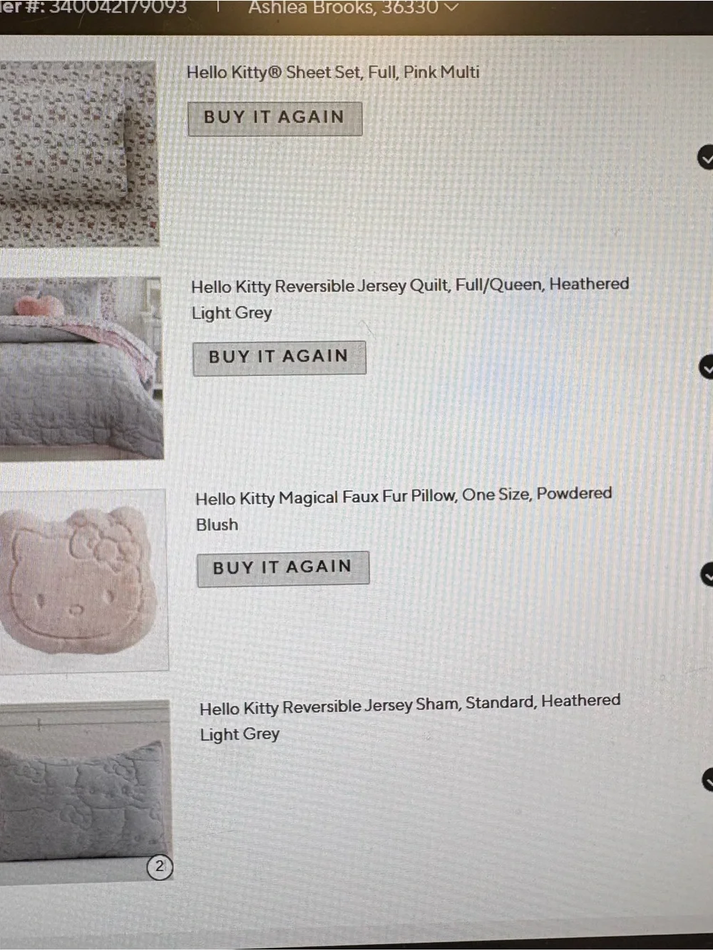 Pottery barn kids hello kitty bedding